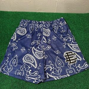 Eric Emanuel blue paisley shorts